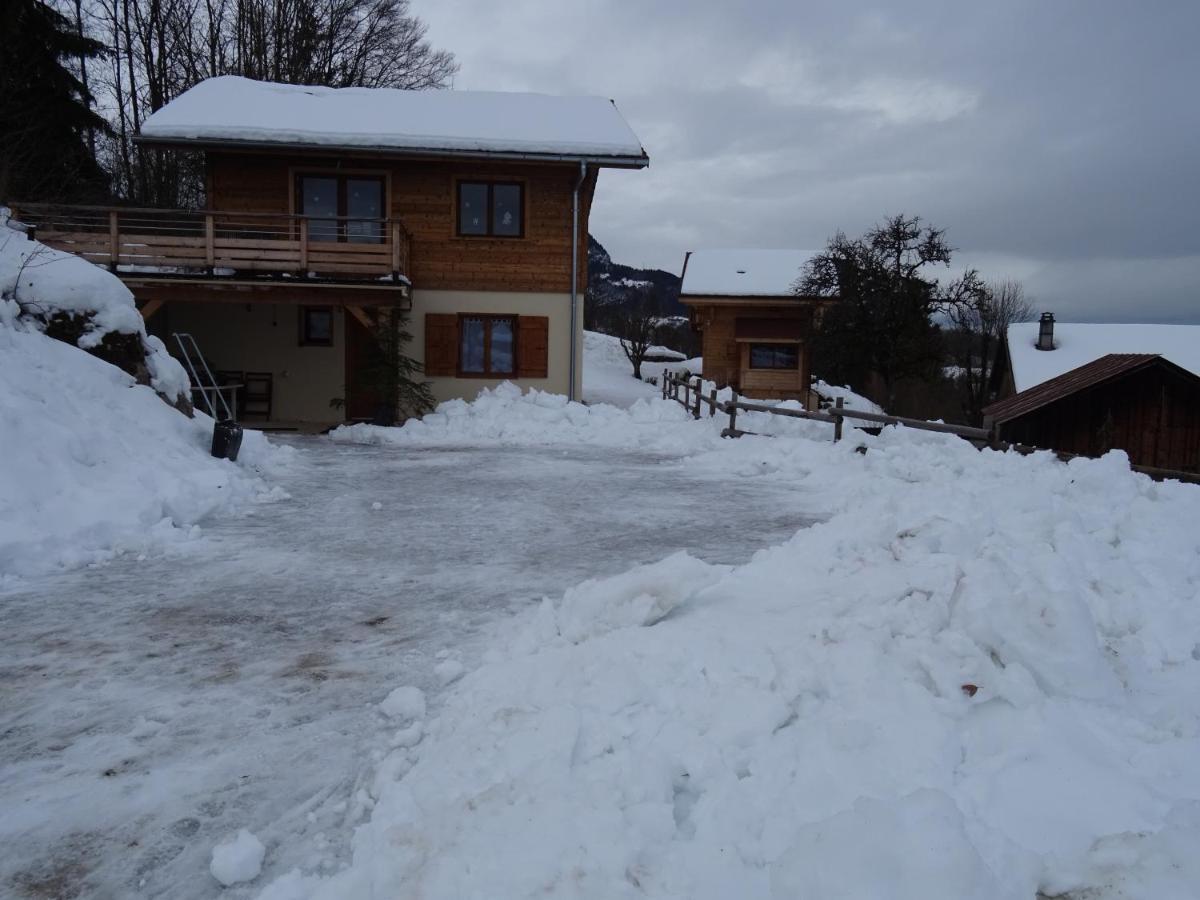 Chalet neuf 6 personnes Mont-Saxonnex Exterior foto